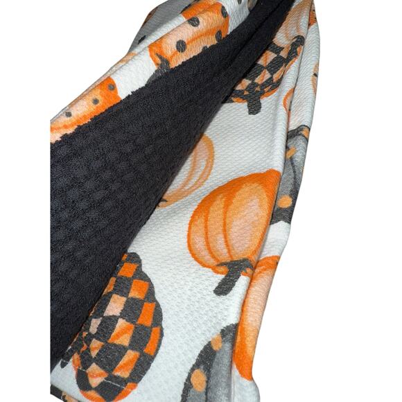 3-Pack Deborah Connolly Kitchen Towels New Pumpkin Fall Holiday - Picture 3 of 3